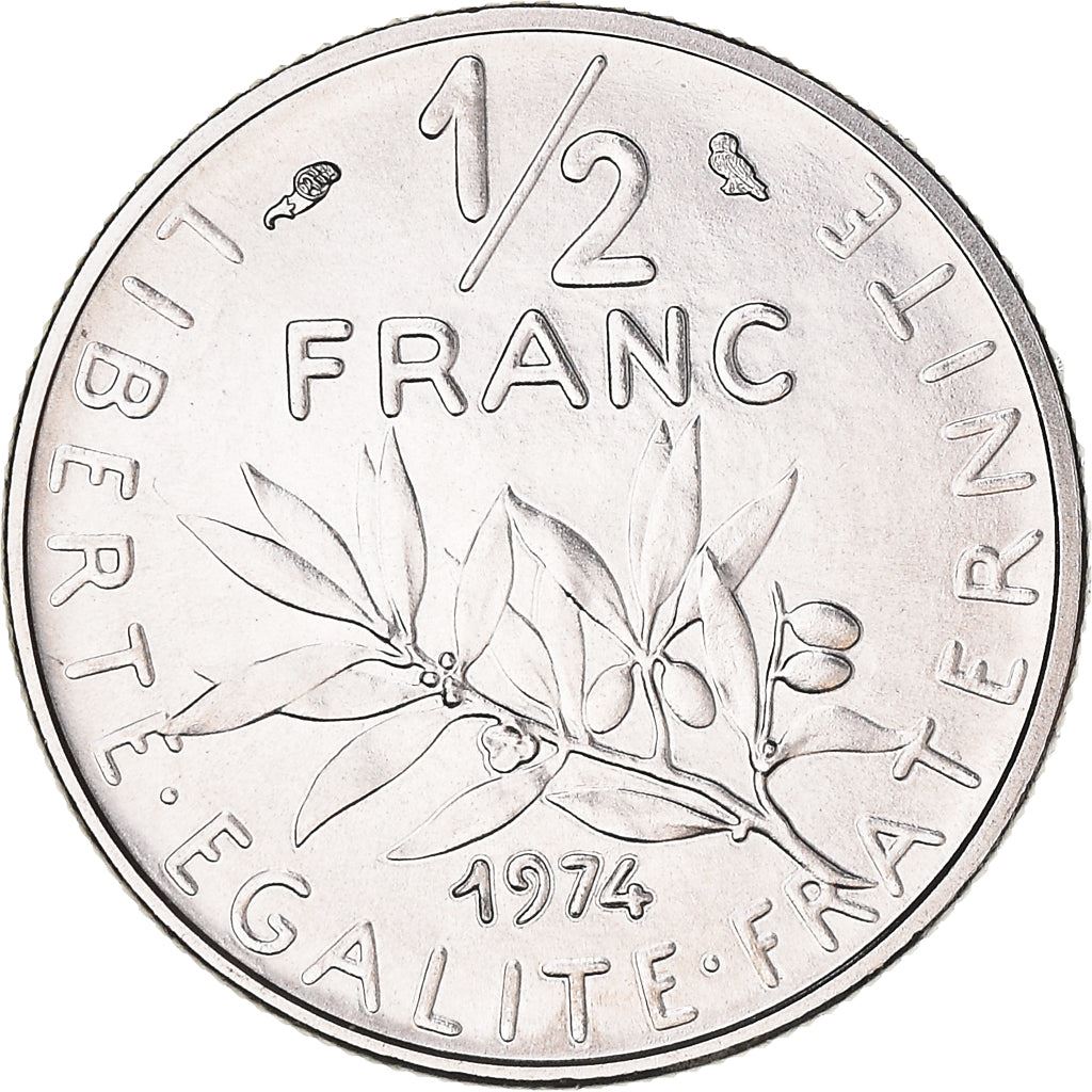 French Coin ½ Franc | signature O. Roty | KM931.1 | France | 1964 - 2001