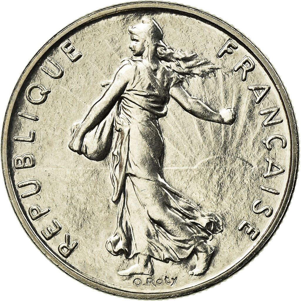 French Coin ½ Franc | signature O. Roty | KM931.1 | France | 1964 - 2001