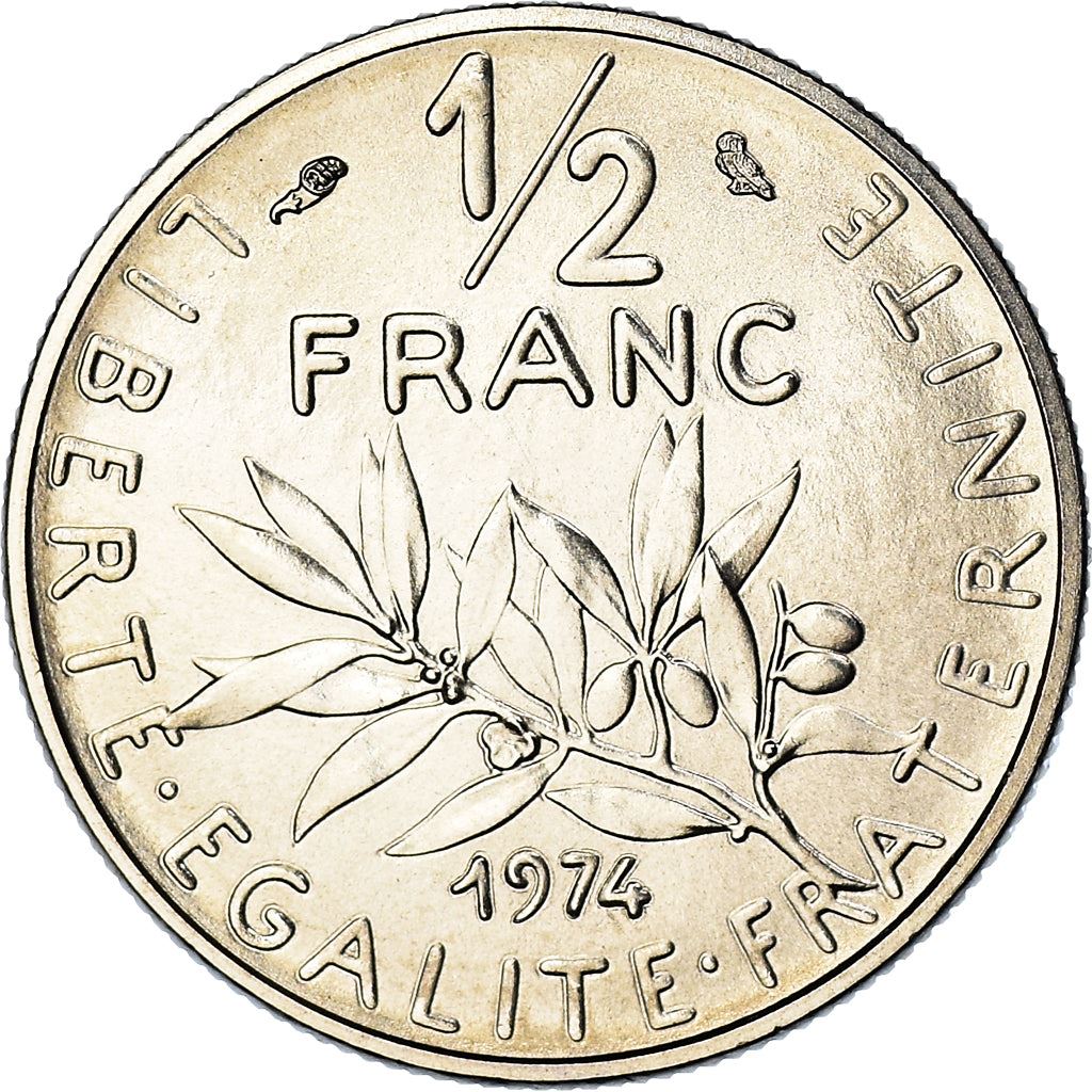 French Coin ½ Franc | signature O. Roty | KM931.1 | France | 1964 - 2001