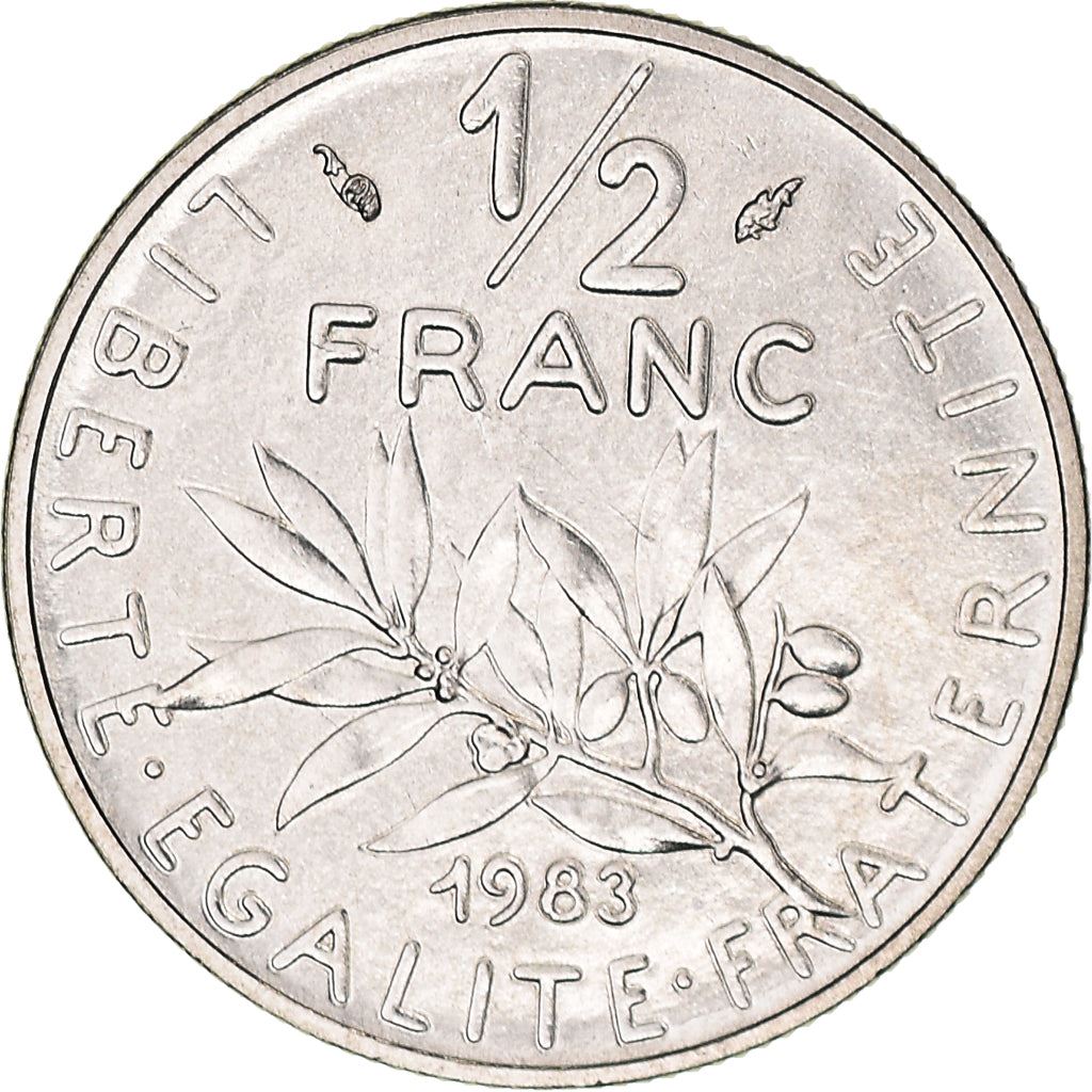 French Coin ½ Franc | signature O. Roty | KM931.1 | France | 1964 - 2001