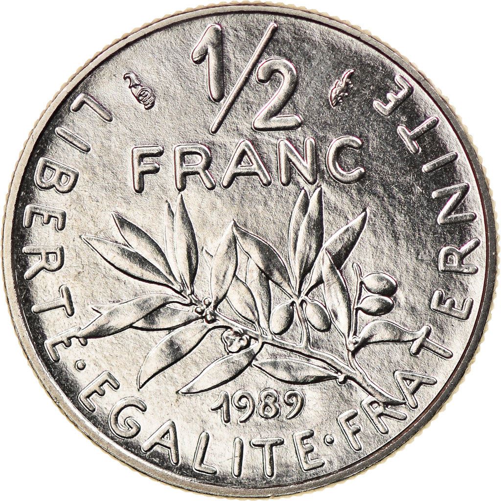 French Coin ½ Franc | signature O. Roty | KM931.1 | France | 1964 - 2001