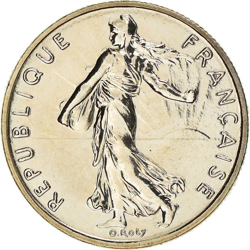 French Coin ½ Franc | signature O. Roty | KM931.1 | France | 1964 - 2001