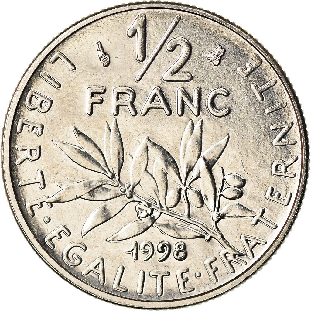 French Coin ½ Franc | signature O. Roty | KM931.1 | France | 1964 - 2001