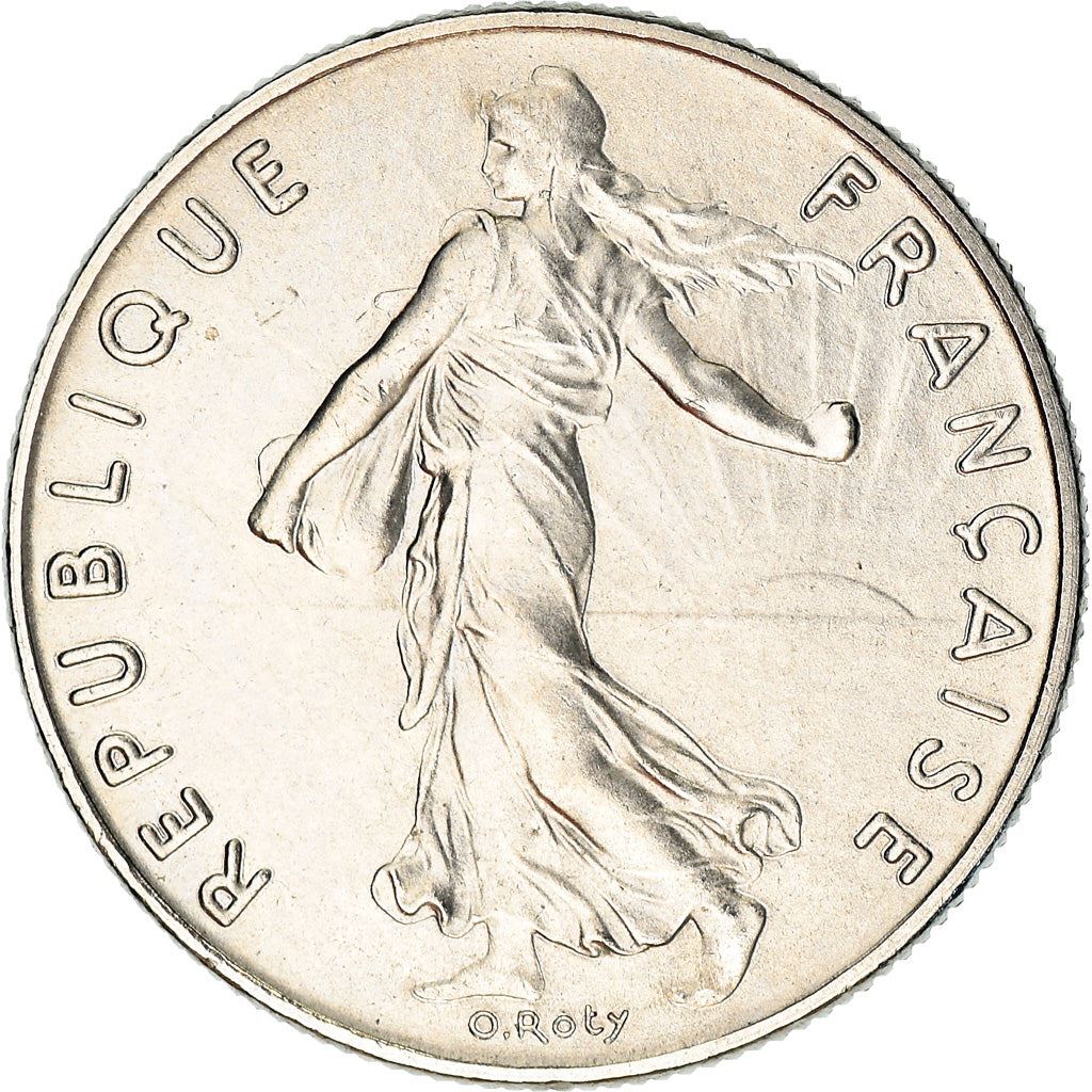 French Coin ½ Franc | signature O. Roty | KM931.1 | France | 1964 - 2001