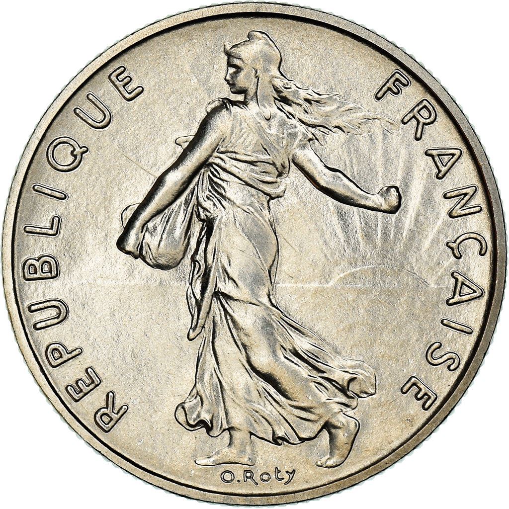 French Coin ½ Franc | signature O. Roty | KM931.1 | France | 1964 - 2001