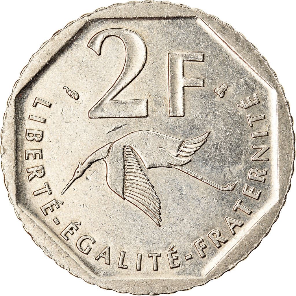 French Coin 2 Francs | Georges Guynemer | KM1187 | France | 1997