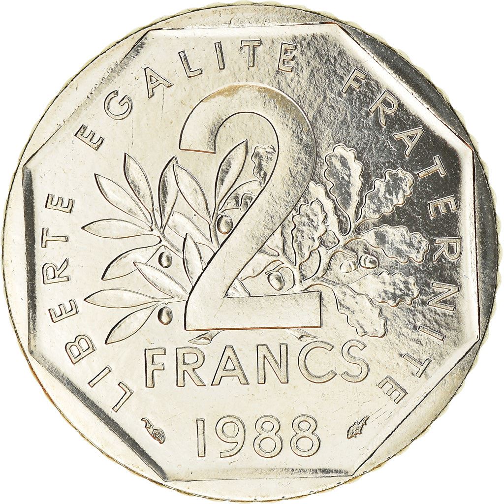 French Coin 2 Francs | KM942.1 | France | 1977 - 2001