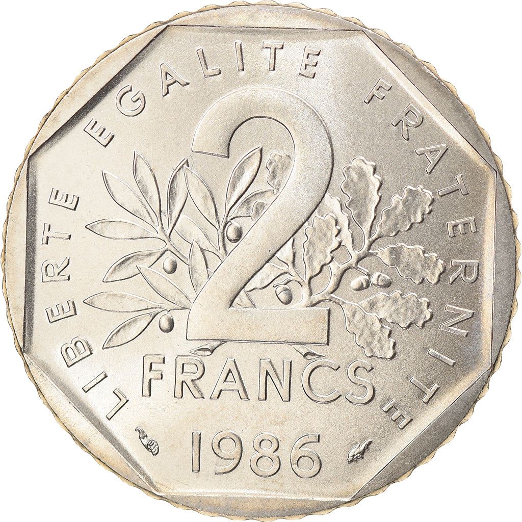 French Coin 2 Francs | KM942.1 | France | 1977 - 2001