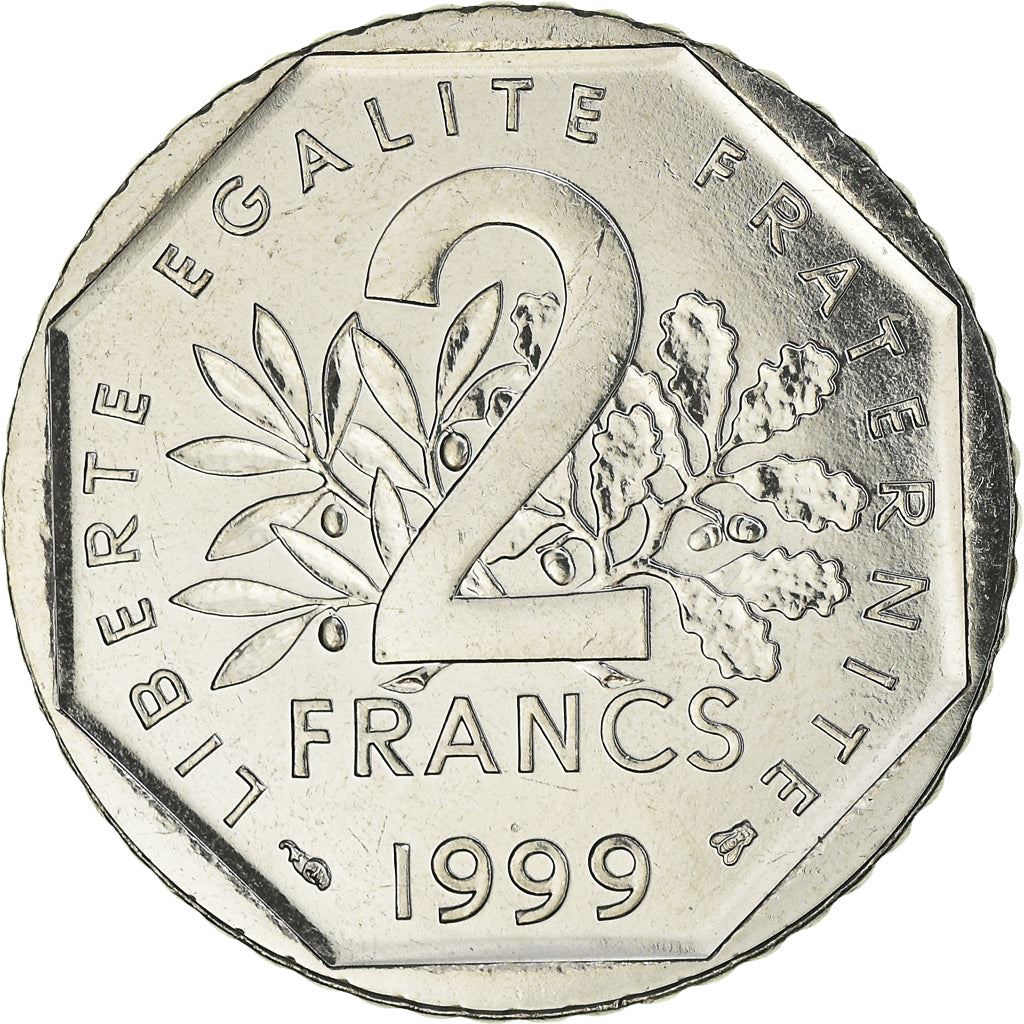 French Coin 2 Francs | KM942.1 | France | 1977 - 2001