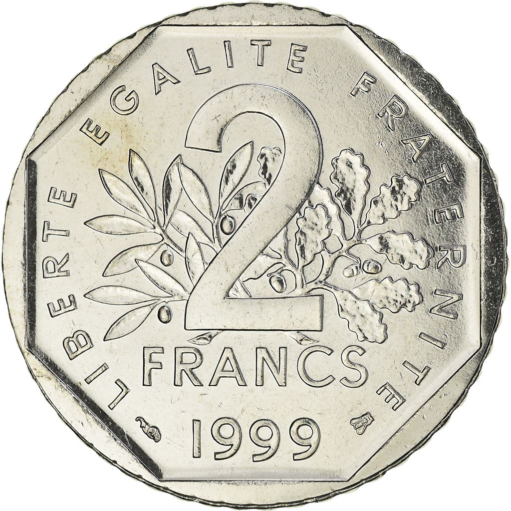 French Coin 2 Francs | KM942.1 | France | 1977 - 2001