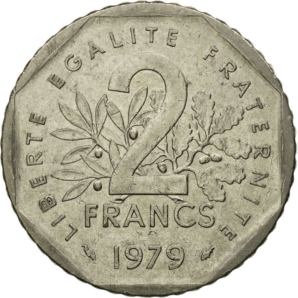 French Coin 2 Francs | KM942.1 | France | 1977 - 2001