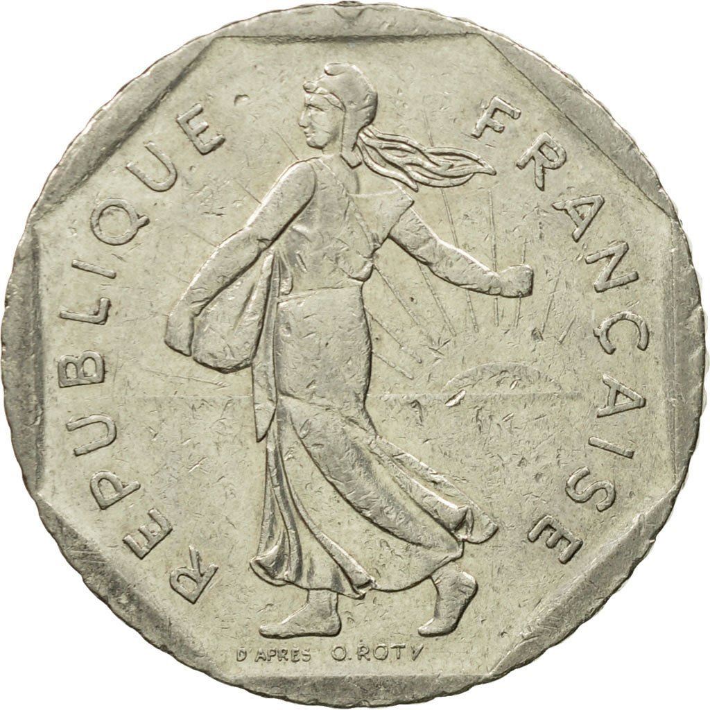 French Coin 2 Francs | KM942.1 | France | 1977 - 2001