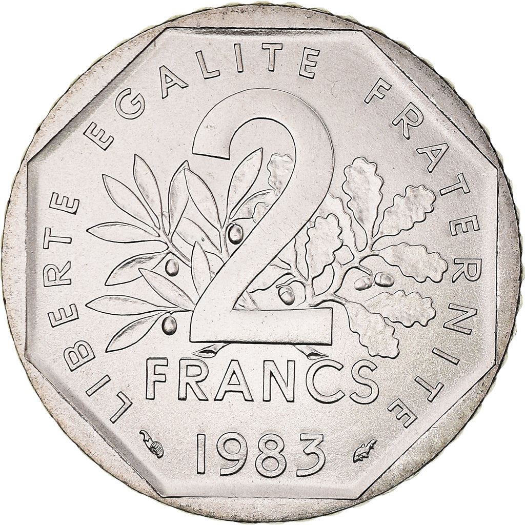 French Coin 2 Francs | KM942.1 | France | 1977 - 2001