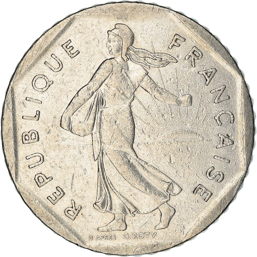 French Coin 2 Francs | KM942.1 | France | 1977 - 2001