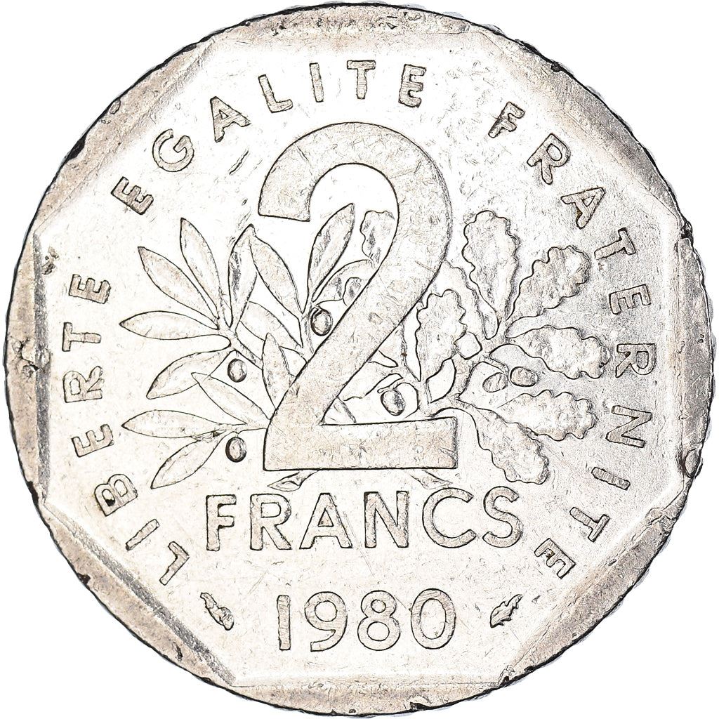 French Coin 2 Francs | KM942.1 | France | 1977 - 2001