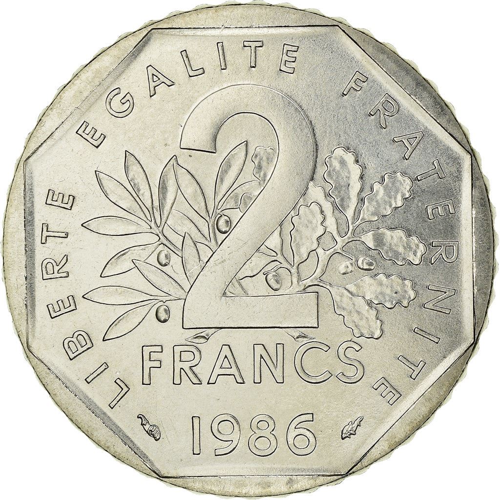 French Coin 2 Francs | KM942.1 | France | 1977 - 2001