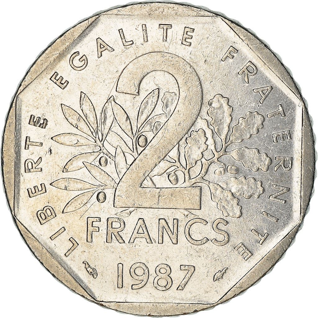 French Coin 2 Francs | KM942.1 | France | 1977 - 2001