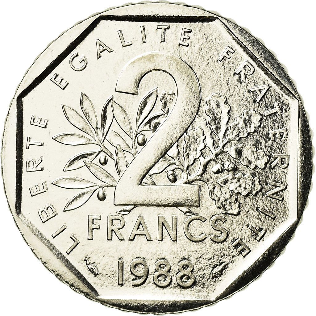 French Coin 2 Francs | KM942.1 | France | 1977 - 2001