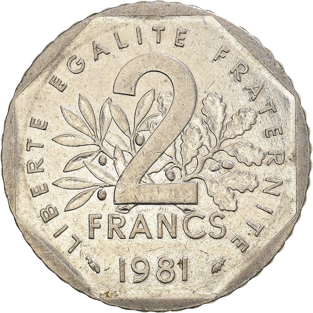 French Coin 2 Francs | KM942.1 | France | 1977 - 2001