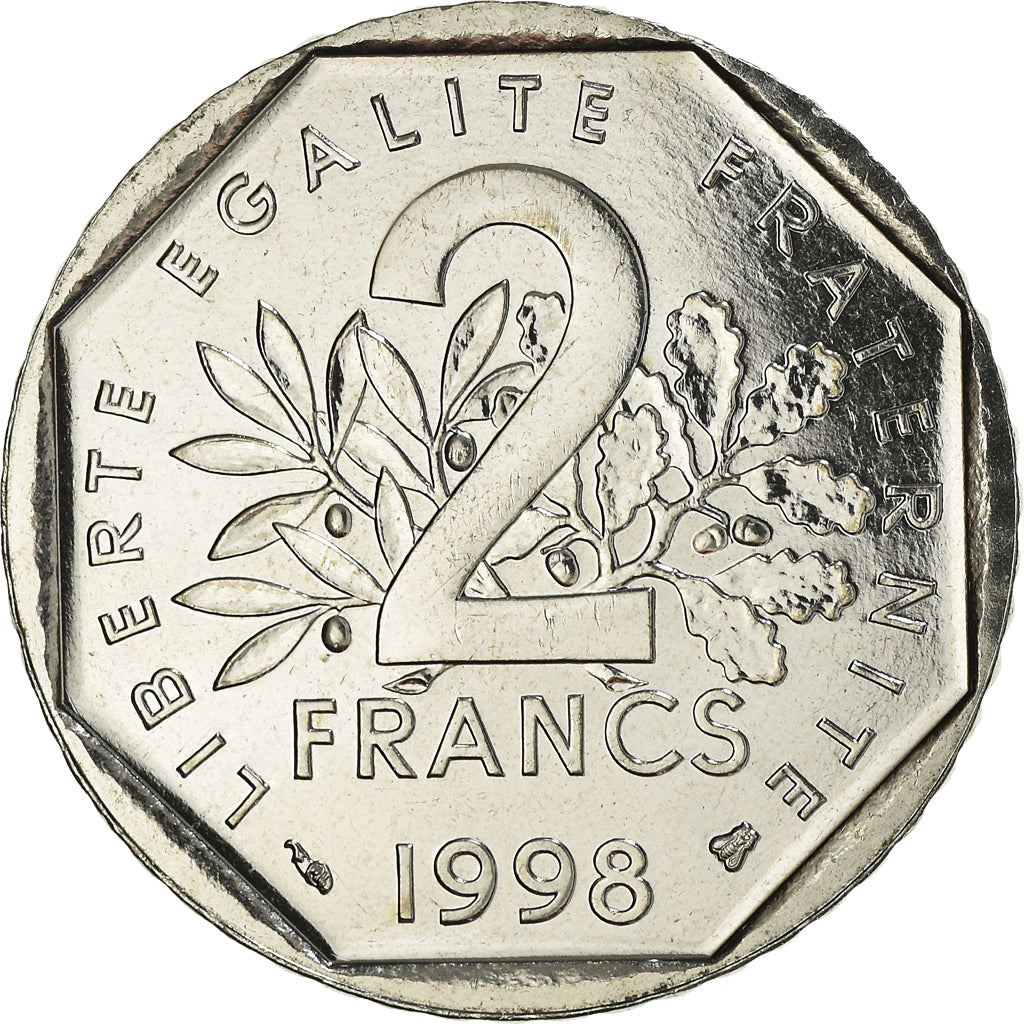 French Coin 2 Francs | KM942.1 | France | 1977 - 2001