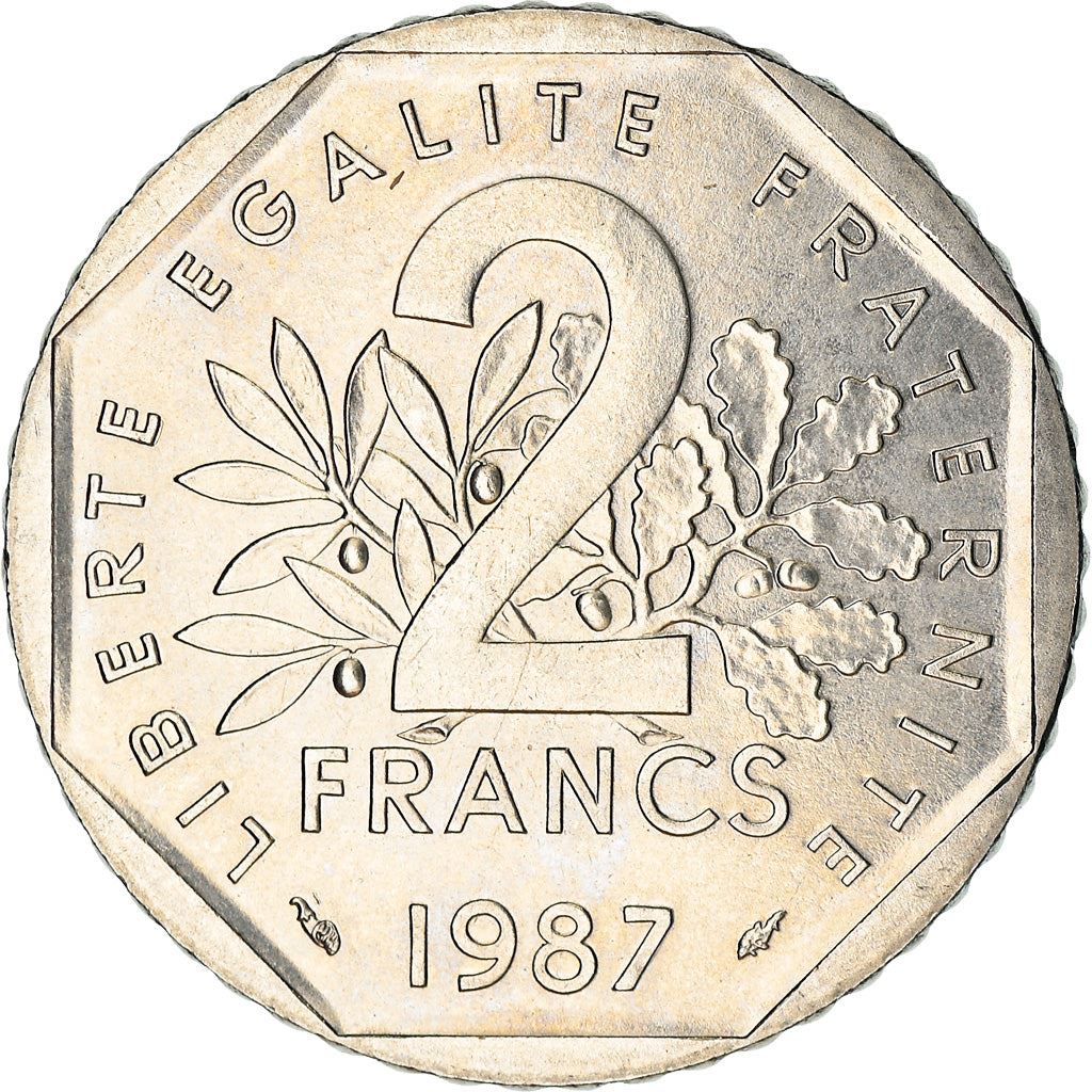 French Coin 2 Francs | KM942.1 | France | 1977 - 2001