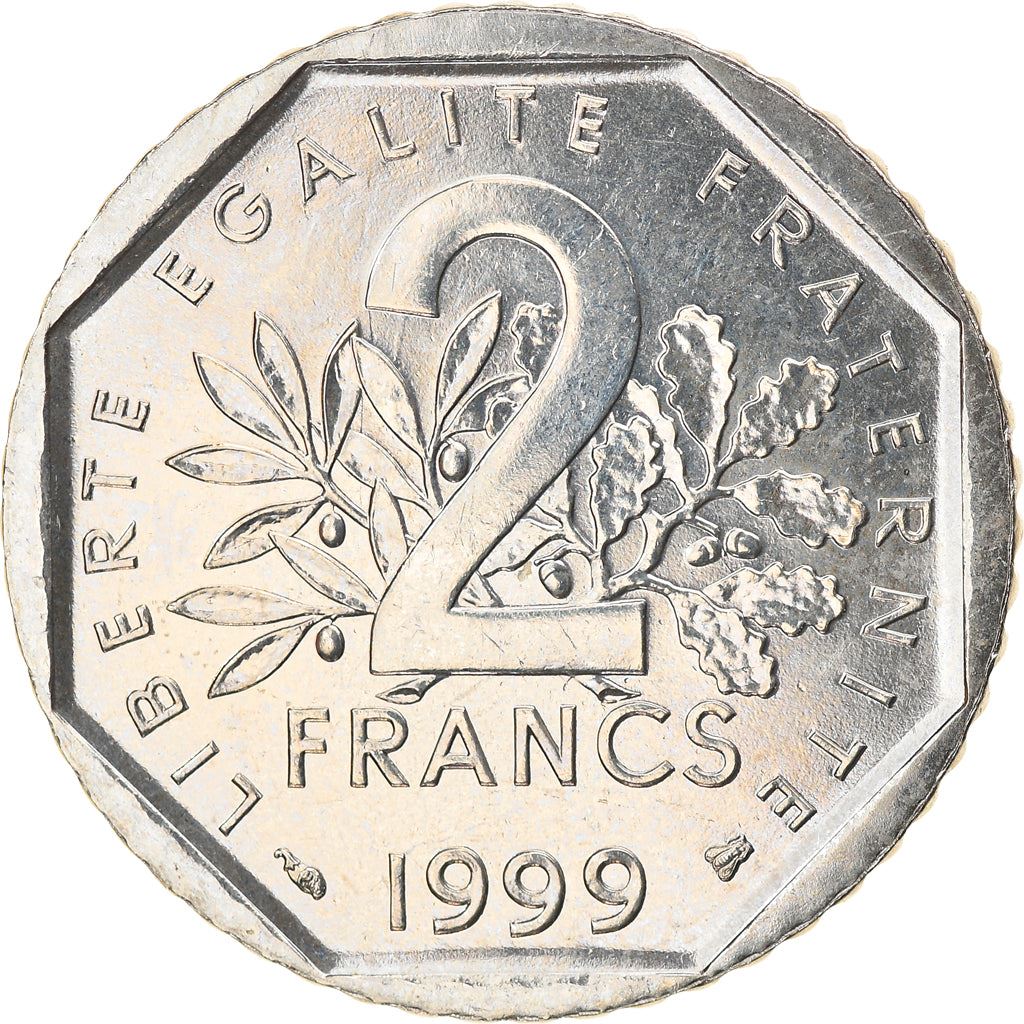 French Coin 2 Francs | KM942.1 | France | 1977 - 2001