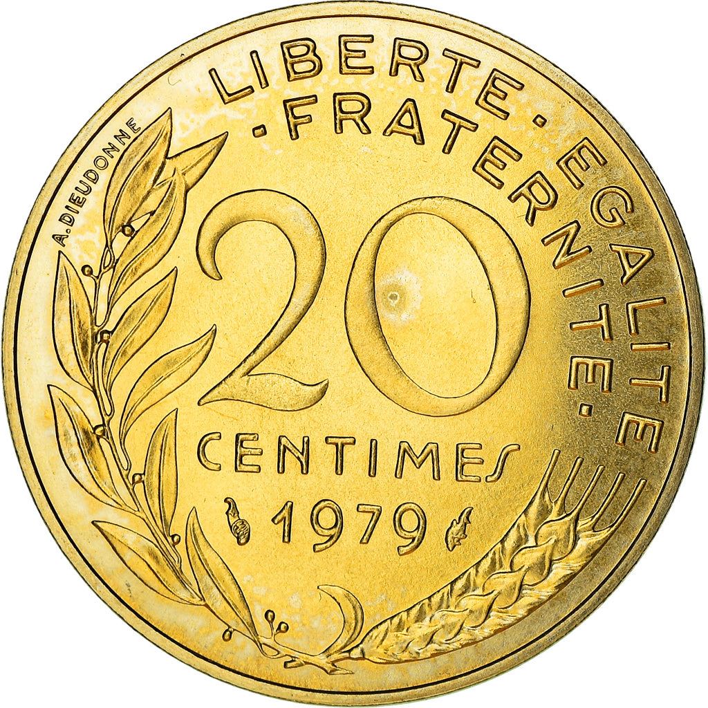 French Coin 20 Centimes | KM930 | France | 1962 - 2001