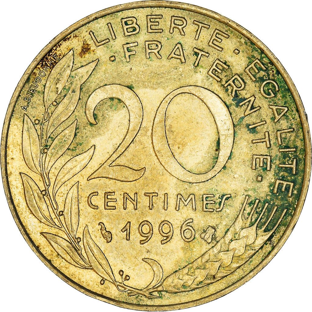 French Coin 20 Centimes | KM930 | France | 1962 - 2001