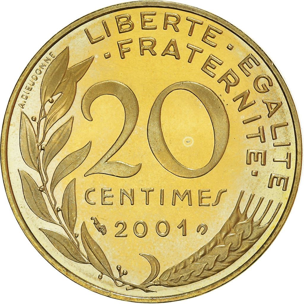 French Coin 20 Centimes | KM930 | France | 1962 - 2001