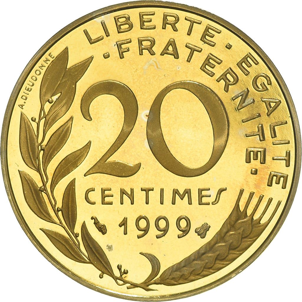 French Coin 20 Centimes | KM930 | France | 1962 - 2001