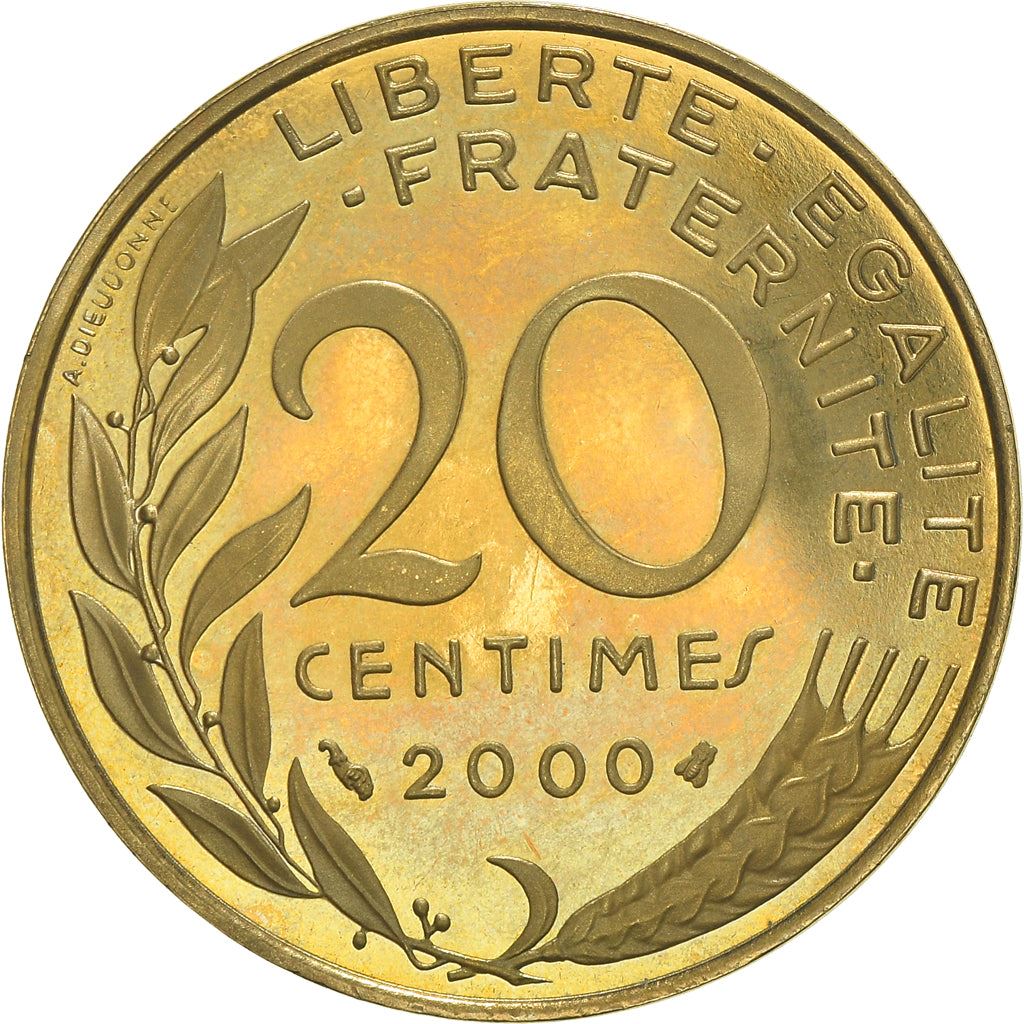 French Coin 20 Centimes | KM930 | France | 1962 - 2001