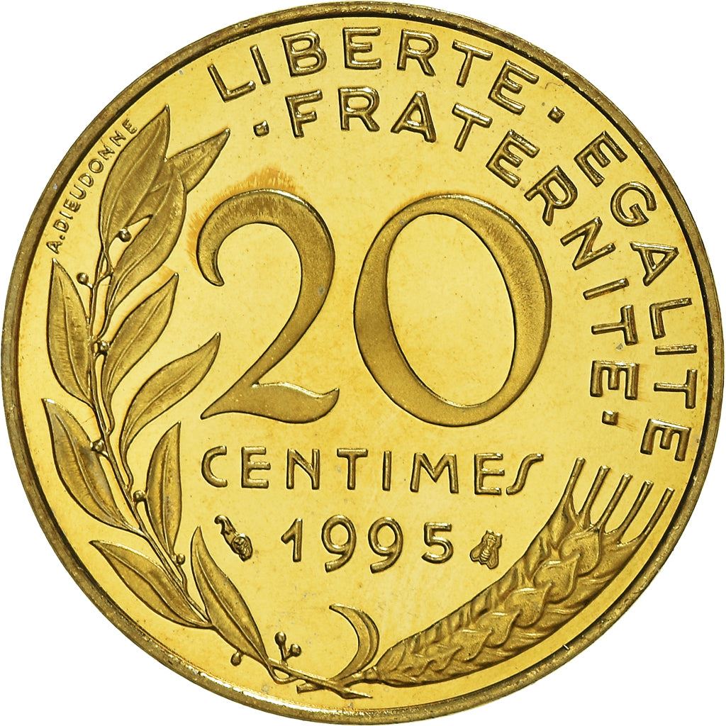 French Coin 20 Centimes | KM930 | France | 1962 - 2001