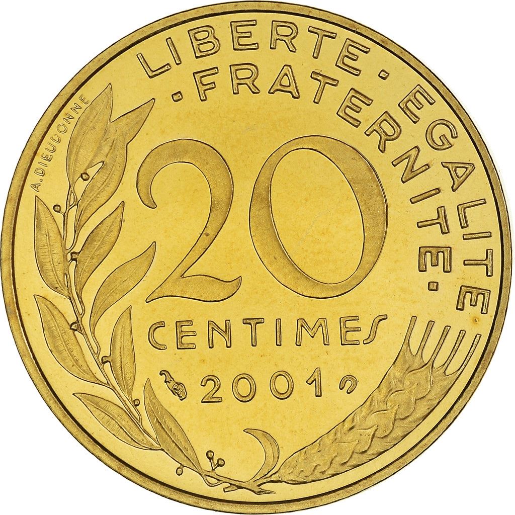 French Coin 20 Centimes | KM930 | France | 1962 - 2001