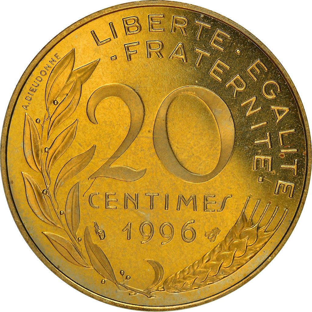 French Coin 20 Centimes | KM930 | France | 1962 - 2001