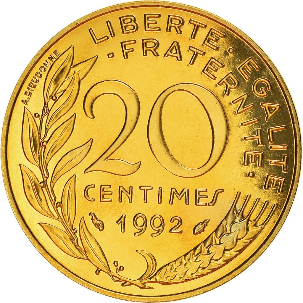 French Coin 20 Centimes | KM930 | France | 1962 - 2001