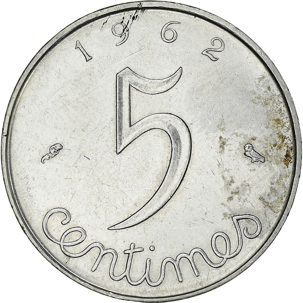 French Coin 5 Centimes | KM927 | France | 1960 - 1964