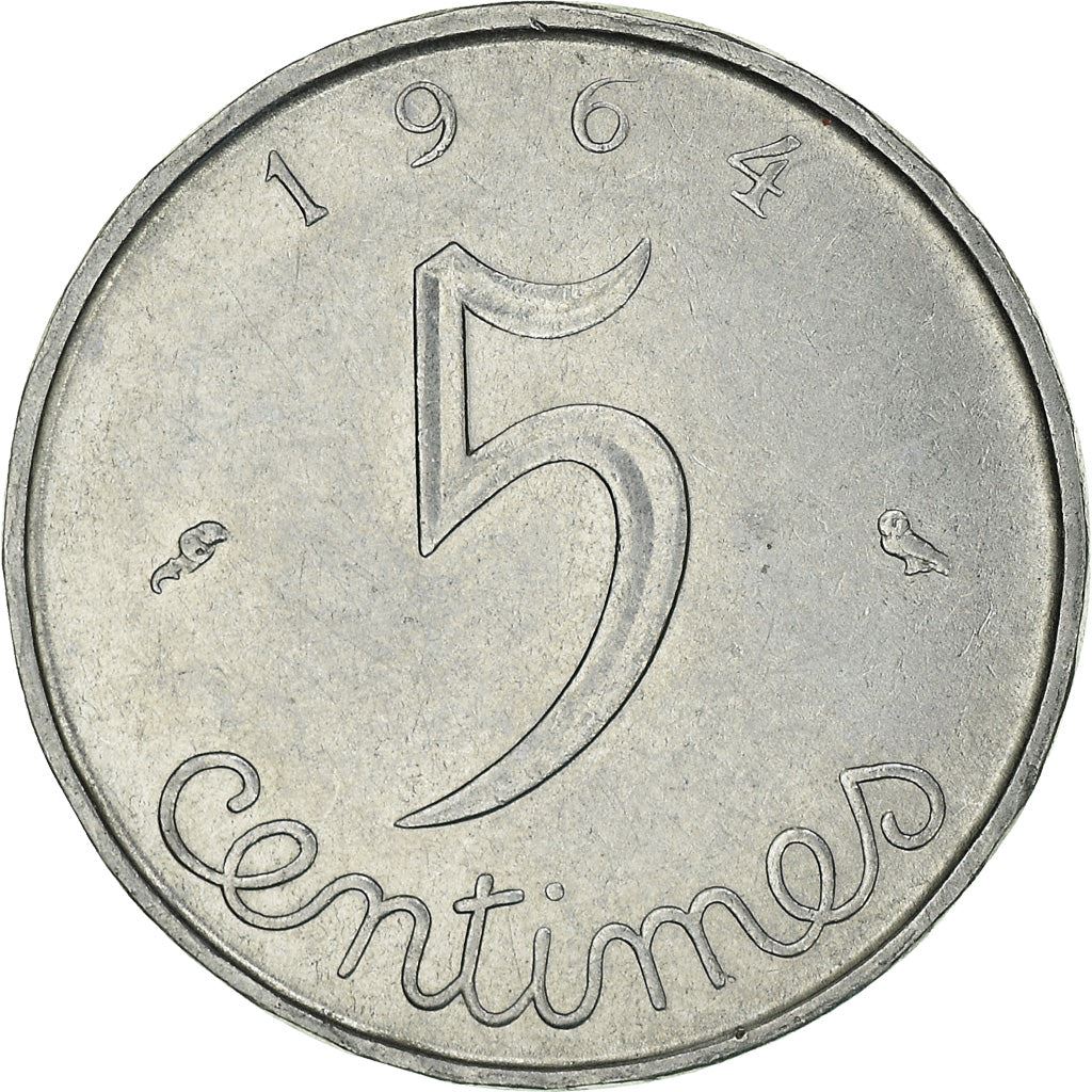 French Coin 5 Centimes | KM927 | France | 1960 - 1964