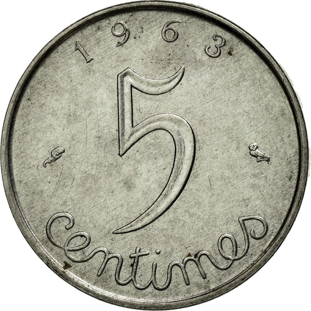 French Coin 5 Centimes | KM927 | France | 1960 - 1964