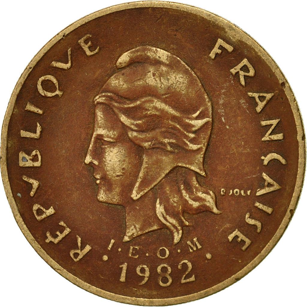 French Polynesia Coin French Polynesian 100 Francs | Marianne | Phrygian Cap | Moorea Harbor | KM14 | 1976 - 2005