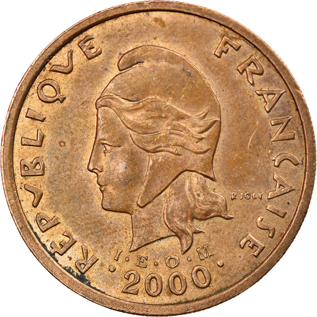 French Polynesia Coin French Polynesian 100 Francs | Marianne | Phrygian Cap | Moorea Harbor | KM14 | 1976 - 2005