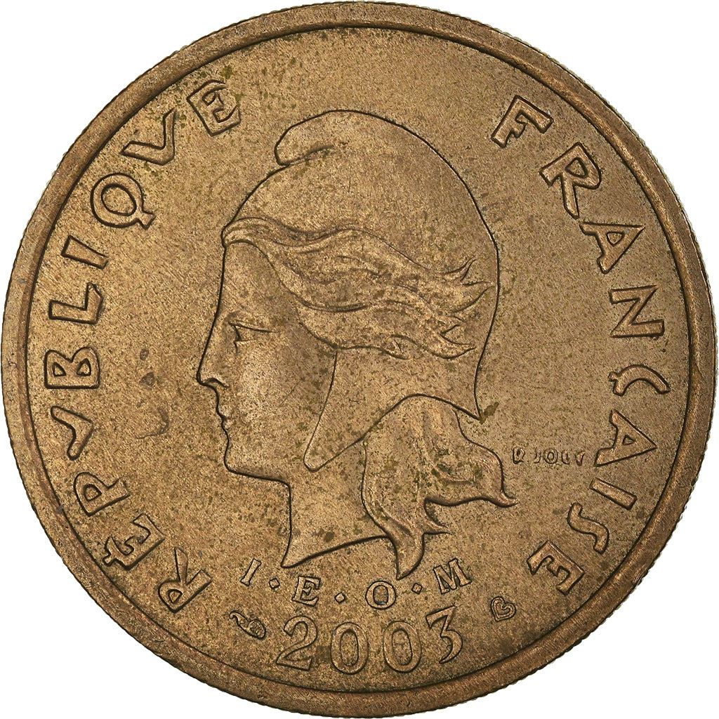 French Polynesia Coin French Polynesian 100 Francs | Marianne | Phrygian Cap | Moorea Harbor | KM14 | 1976 - 2005