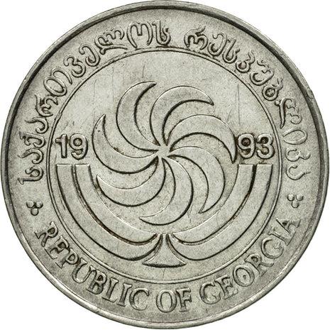 Georgia Coin | 10 Tetri | Borjgali | Saint Mamai | Lion | Tree Of Life | KM79 | 1993