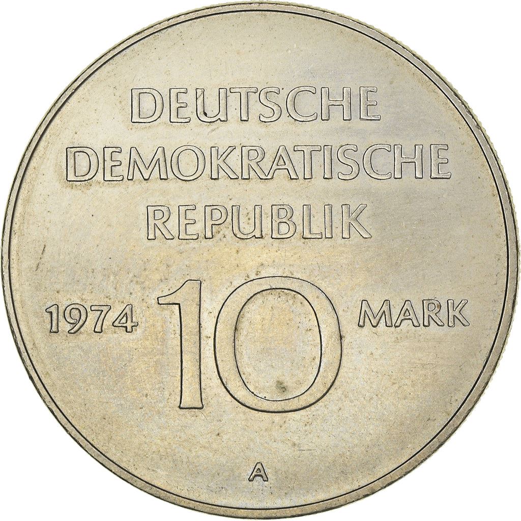 German Democratic Republic 10 Mark Coin | GDR Anniversary | KM50 | 1974