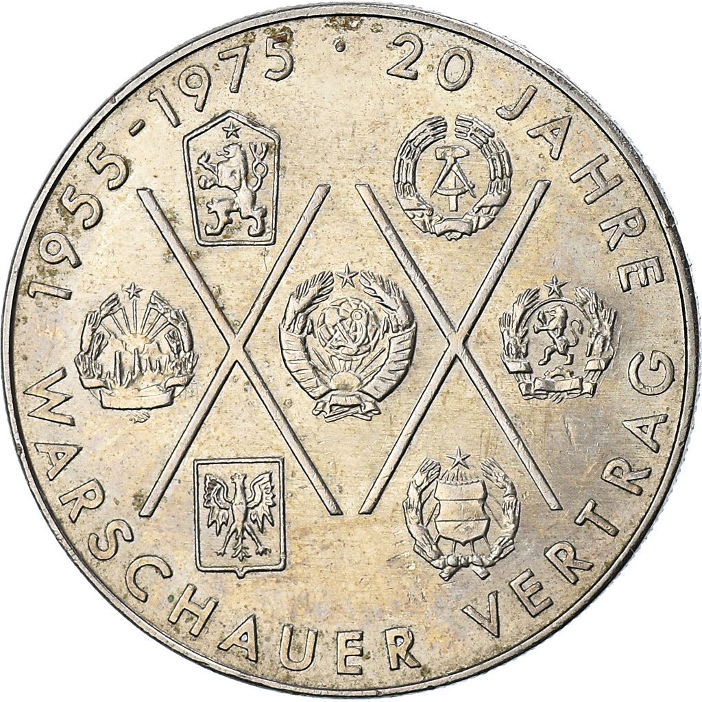 German Democratic Republic 10 Mark Coin | Warsaw Pact | KM58 | 1975