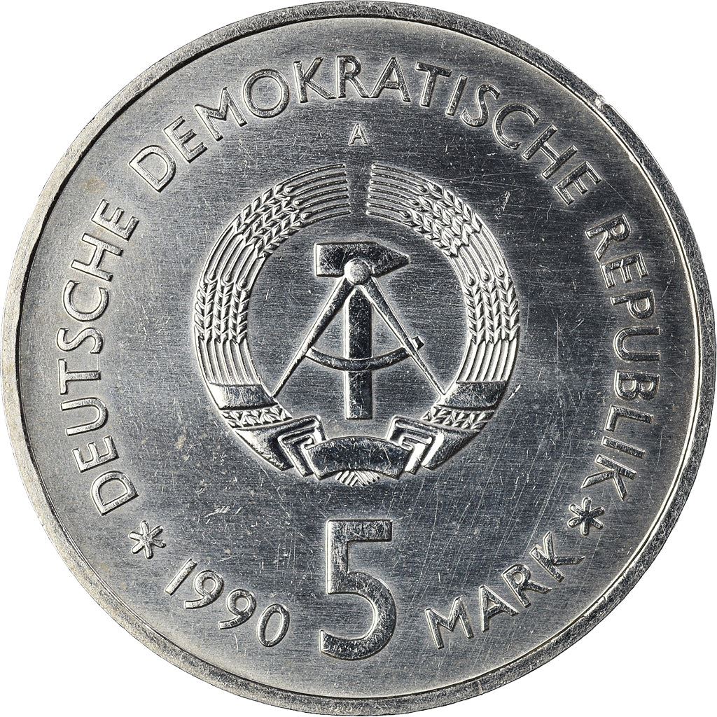 German Democratic Republic 5 Mark Coin | Zeughaus Museum | KM135 | 1990 - 1991