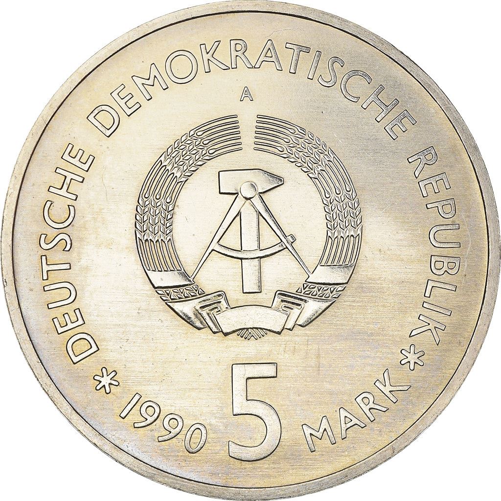 German Democratic Republic 5 Mark Coin | Zeughaus Museum | KM135 | 1990 - 1991