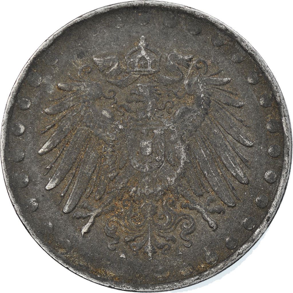 German Empire 10 Pfennig Coin | Deutsches Reich | Wilhelm II | Type 2 | KM20 | 1916 - 1922