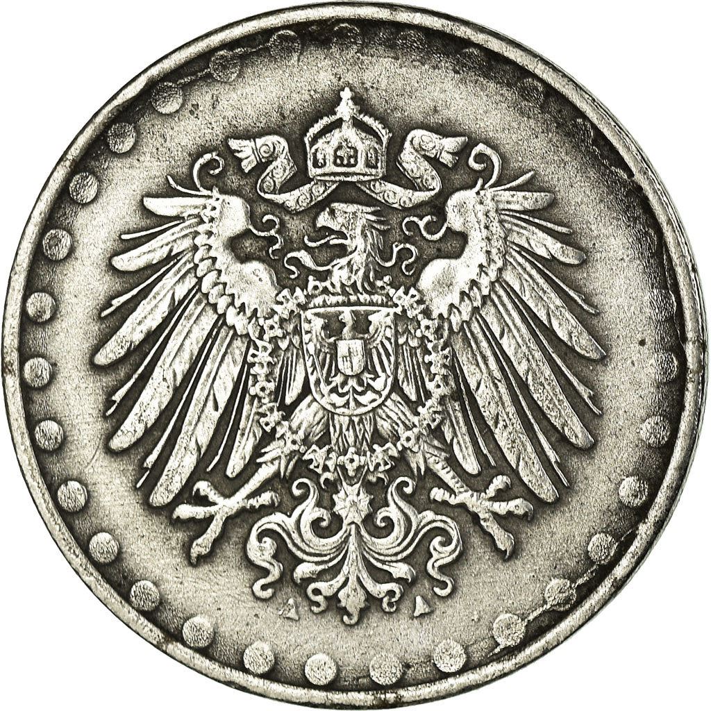 German Empire 10 Pfennig Coin | Deutsches Reich | Wilhelm II | Type 2 | KM20 | 1916 - 1922