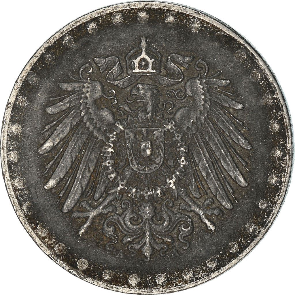 German Empire 10 Pfennig Coin | Deutsches Reich | Wilhelm II | Type 2 | KM20 | 1916 - 1922