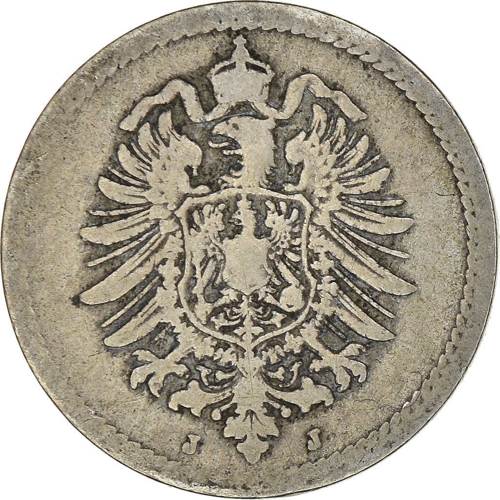 German Empire 5 Pfennig Coin | Deutsches Reich | Wilhelm I | Type 1 | KM3 | 1874 - 1889